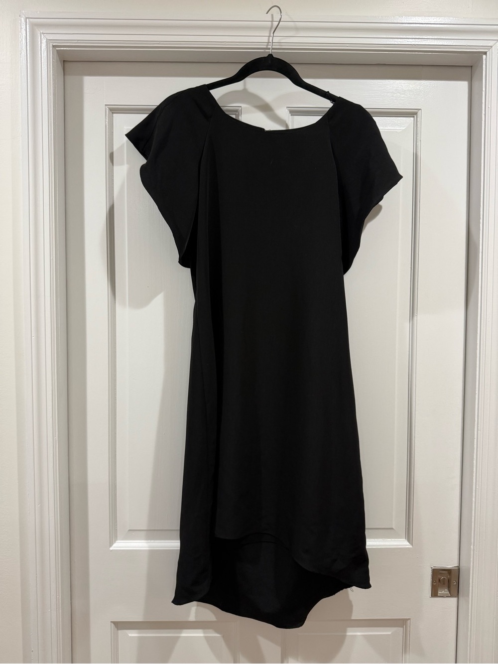 H by Halston Black Cocktail Shift Dress